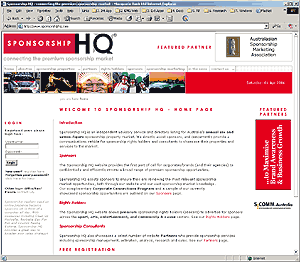 Sponsorship HQ Website